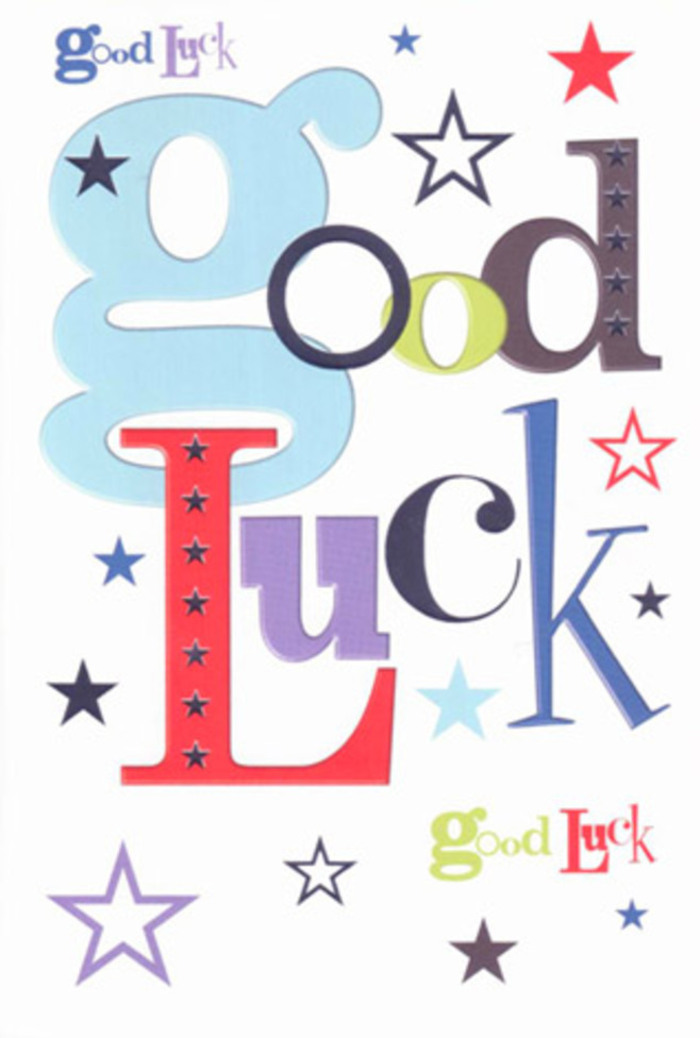 Brimming with hope and local energy, this good luck card is as upbeat and full of character as a walk down Becontree Avenue on a bright morning. The composition buzzes with a lively mix of bold, joyous typography-each letter carrying its own shade and style, from wide, pastel blues to slender, midnight blacks and exuberant red accents reminiscent of blooms picked in the first flush of spring. Across the flawless white surface, stars-both large and delicate-cascade like cheerful well wishes passed through generations in Becontree Heath. The artistry in the card mirrors the creative flair local florists apply to every arrangement and note, infusing personal warmth into each detail. Gentle daylight uplifts the medley of contrasting hues, letting the soft luster of the card stock and the inviting, printed finish shine. As you hold it, there's a subtle satisfaction in its fresh, tactile crispness, as soothing as the embrace of a familiar park bench under an old tree in Valence Park. This card feels less like a message and more like a small, portable celebration-an emblem of faith and joy, perfect for those embracing new beginnings or chasing dreams around Becontree Heath. With every star and stroke, it promises not just luck, but the friendly belief and hope of your local community, always near and cheering you on.